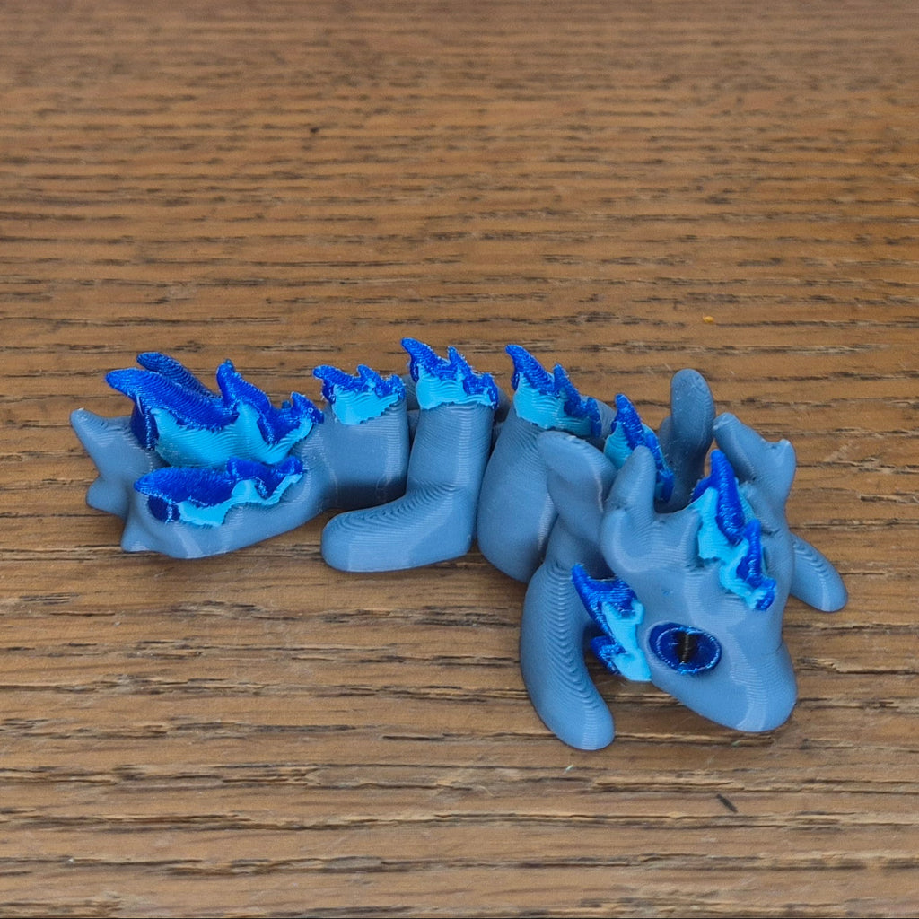 Tiny Firestorm Dragon Blue