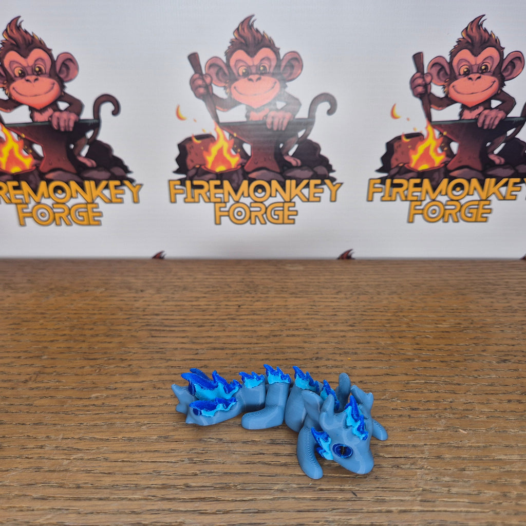 Tiny Firestorm Dragon Blue