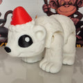 Bear Polar with Santa Hat