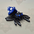 Mushroom Blue Spider