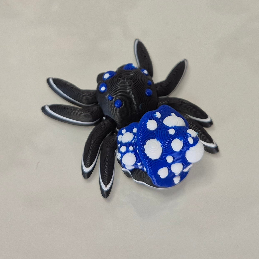 Mushroom Blue Spider