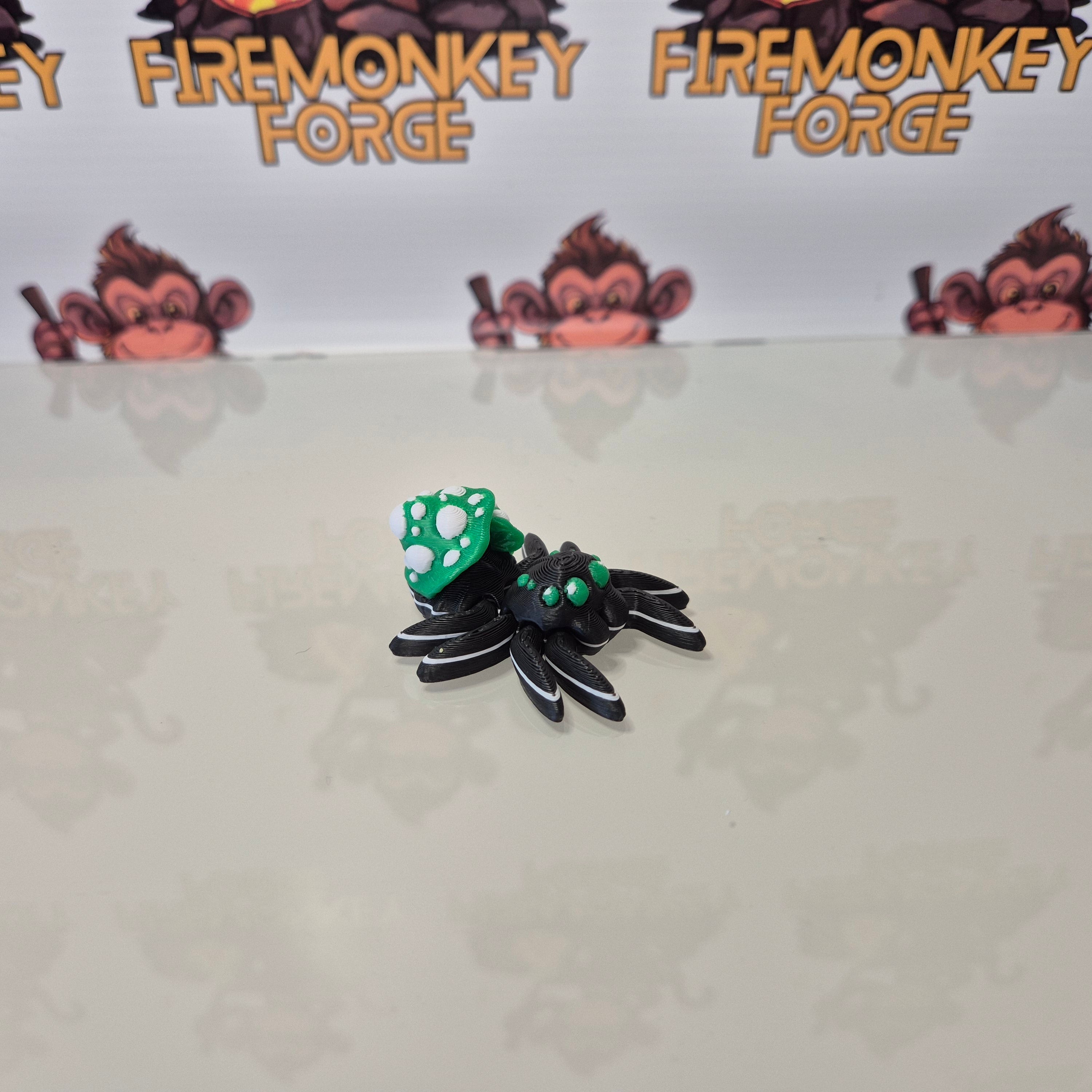 Mushroom Green Spider