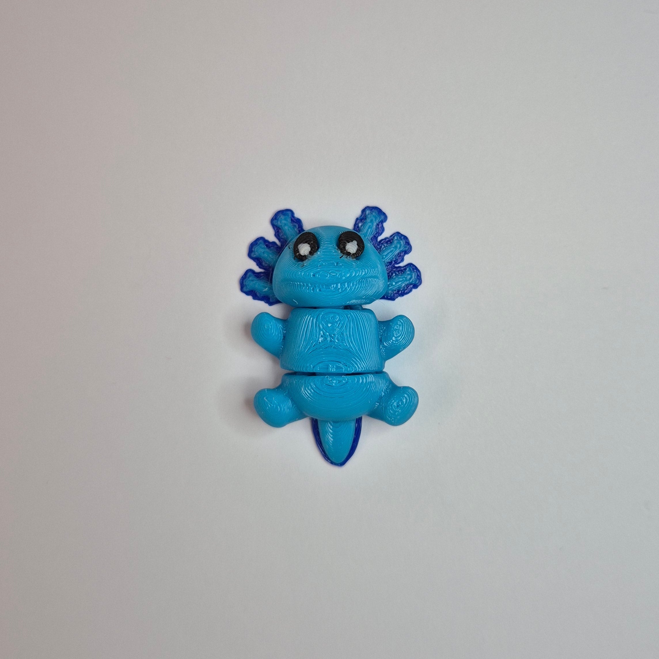 Mini Axolotl Chibbi Blue