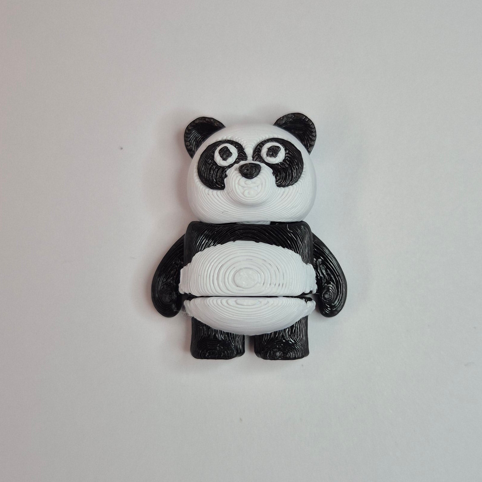 Mini Panda Standing Black/White