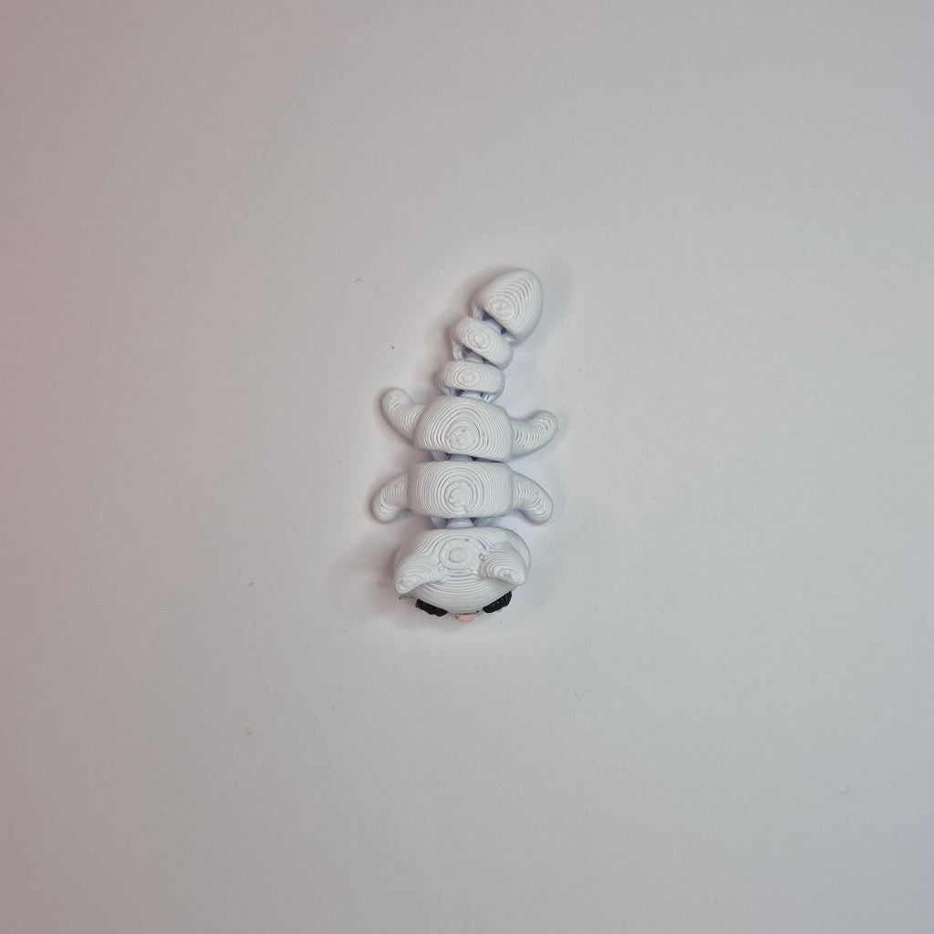 Mini Cat Laying White