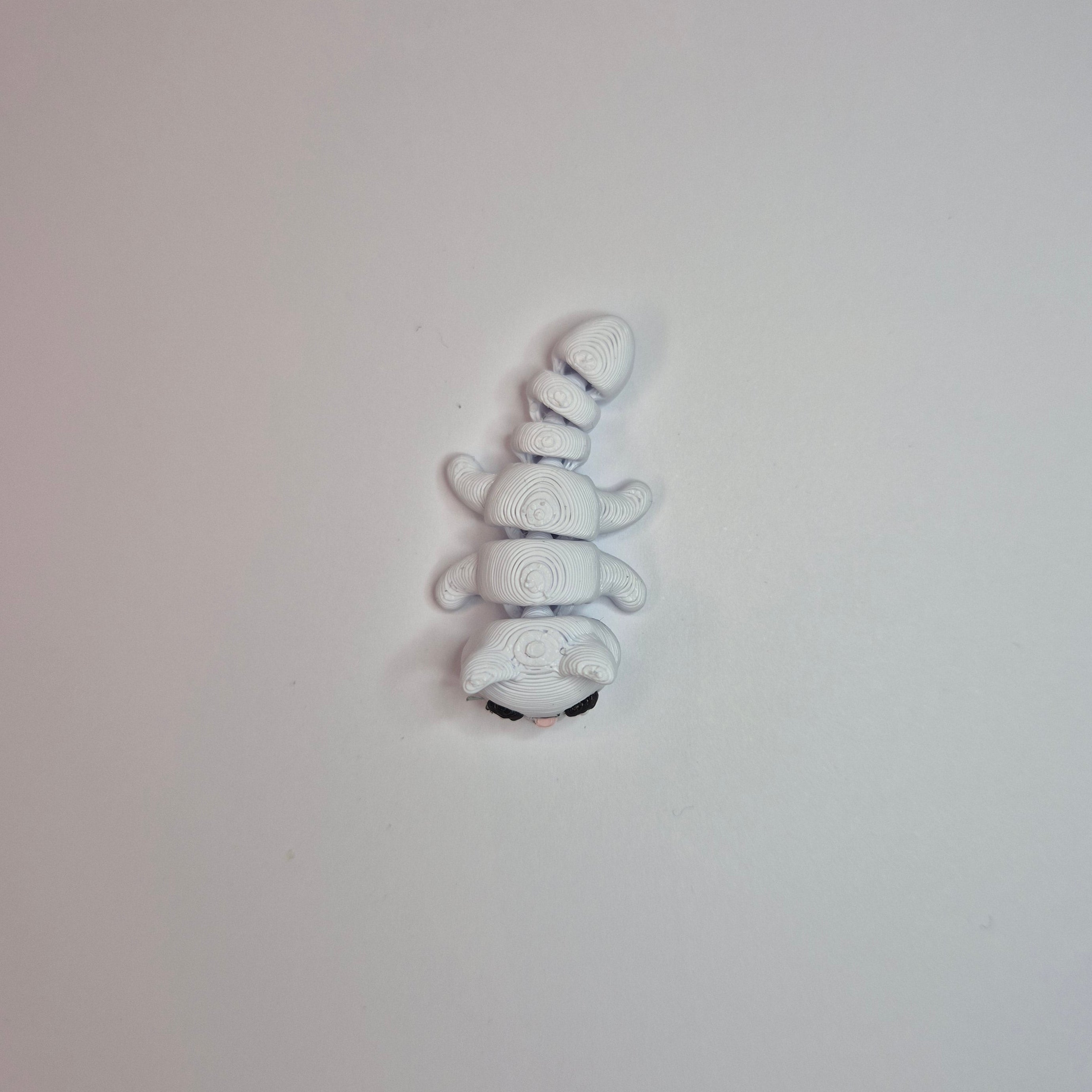 Mini Cat Laying White