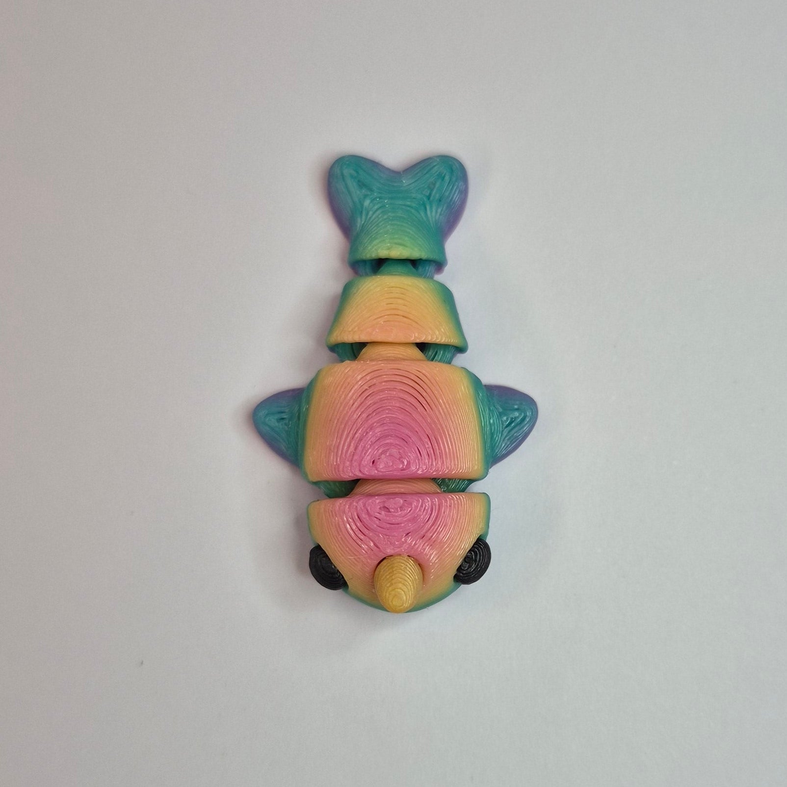 Mini Narwhal Rainbow Gold Horn