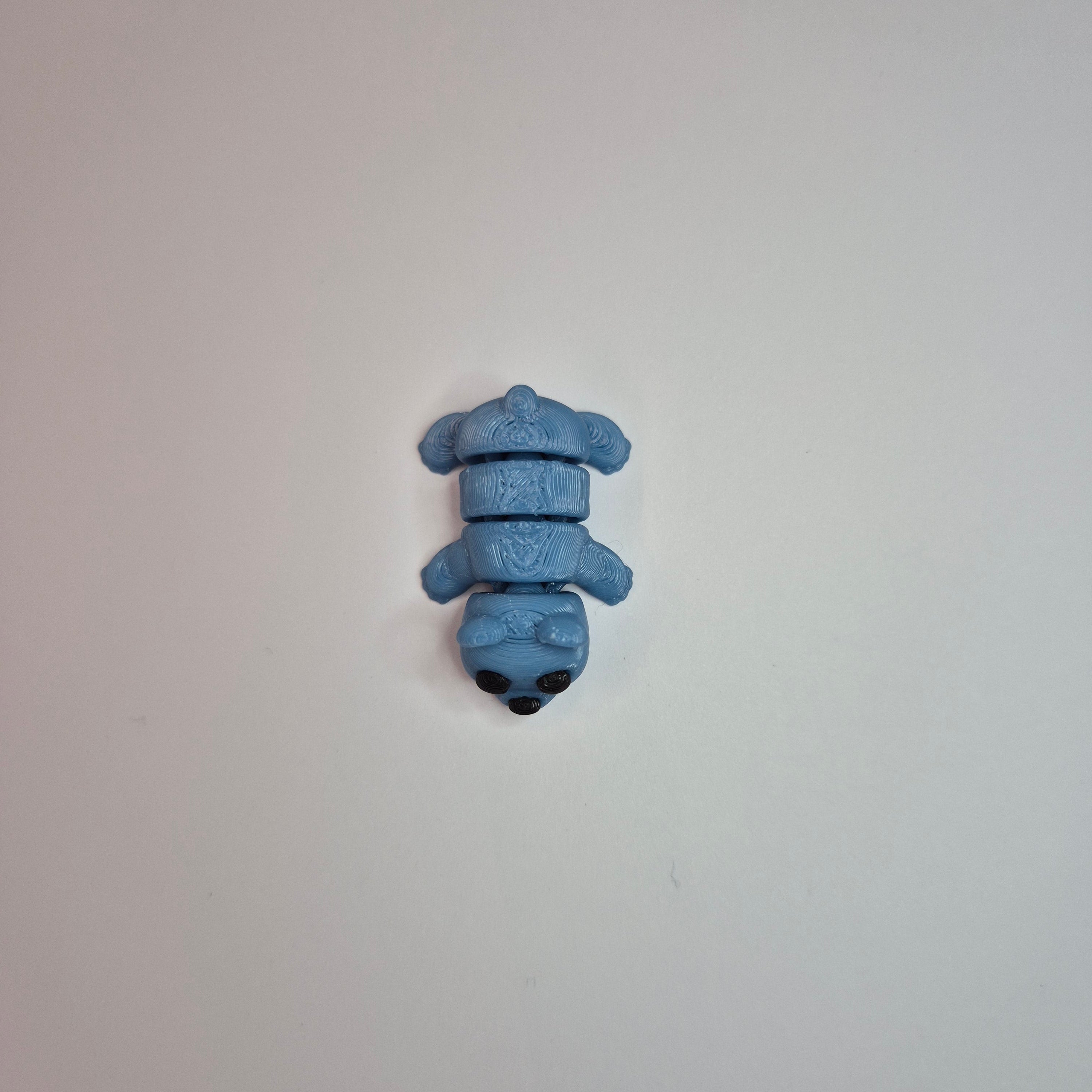 Mini Bear Laying Blue