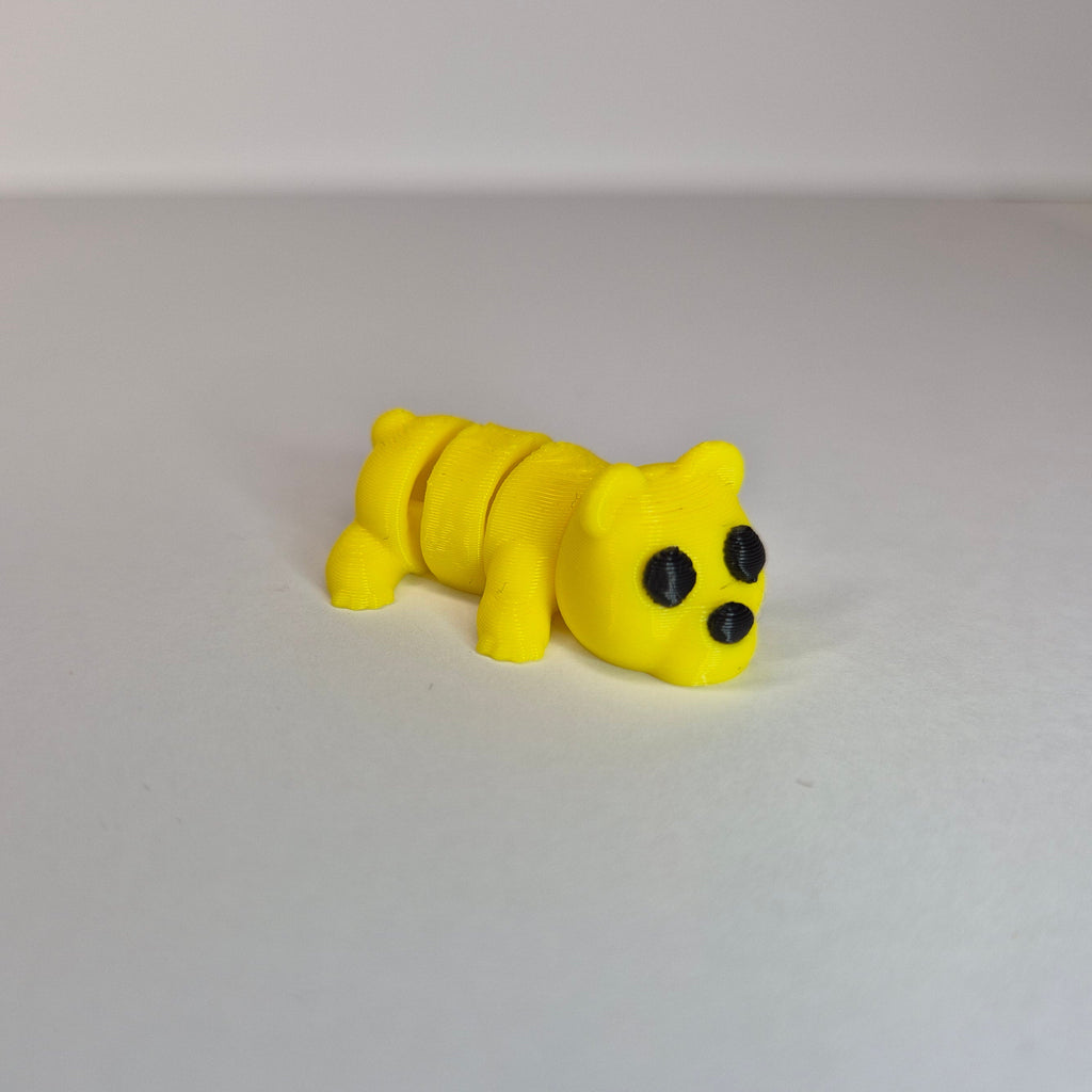 Mini Bear Laying Yellow