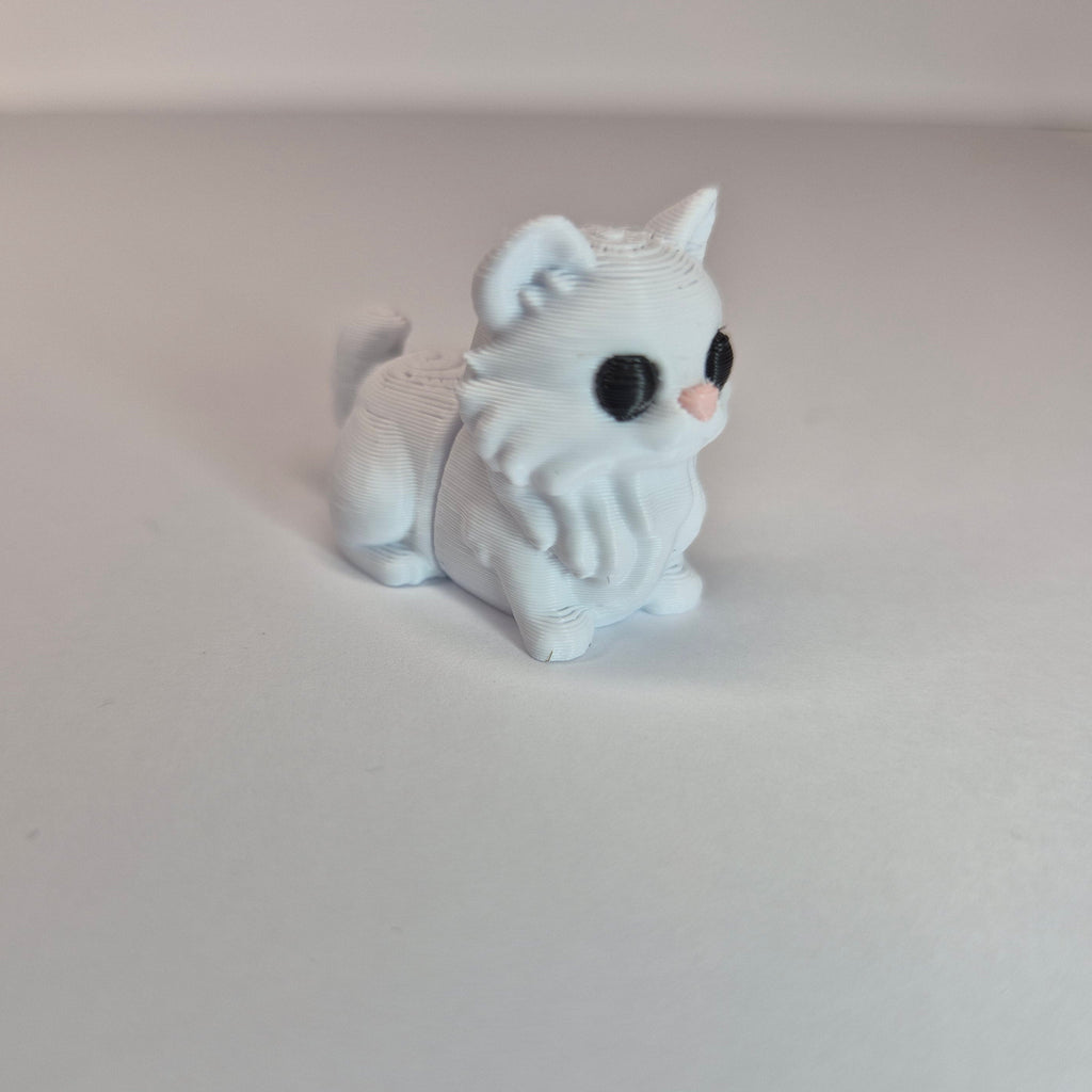Mini Cat Fluffy White