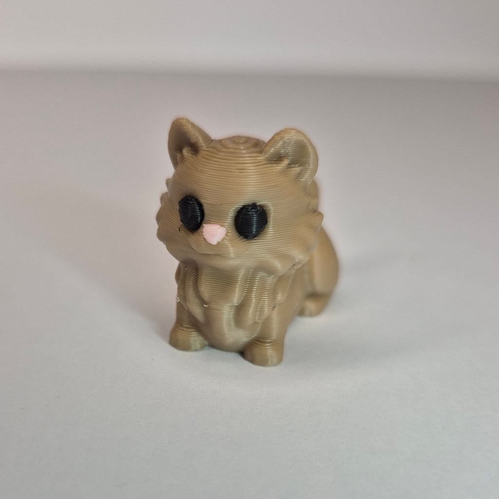 Mini Cat Fluffy Brown