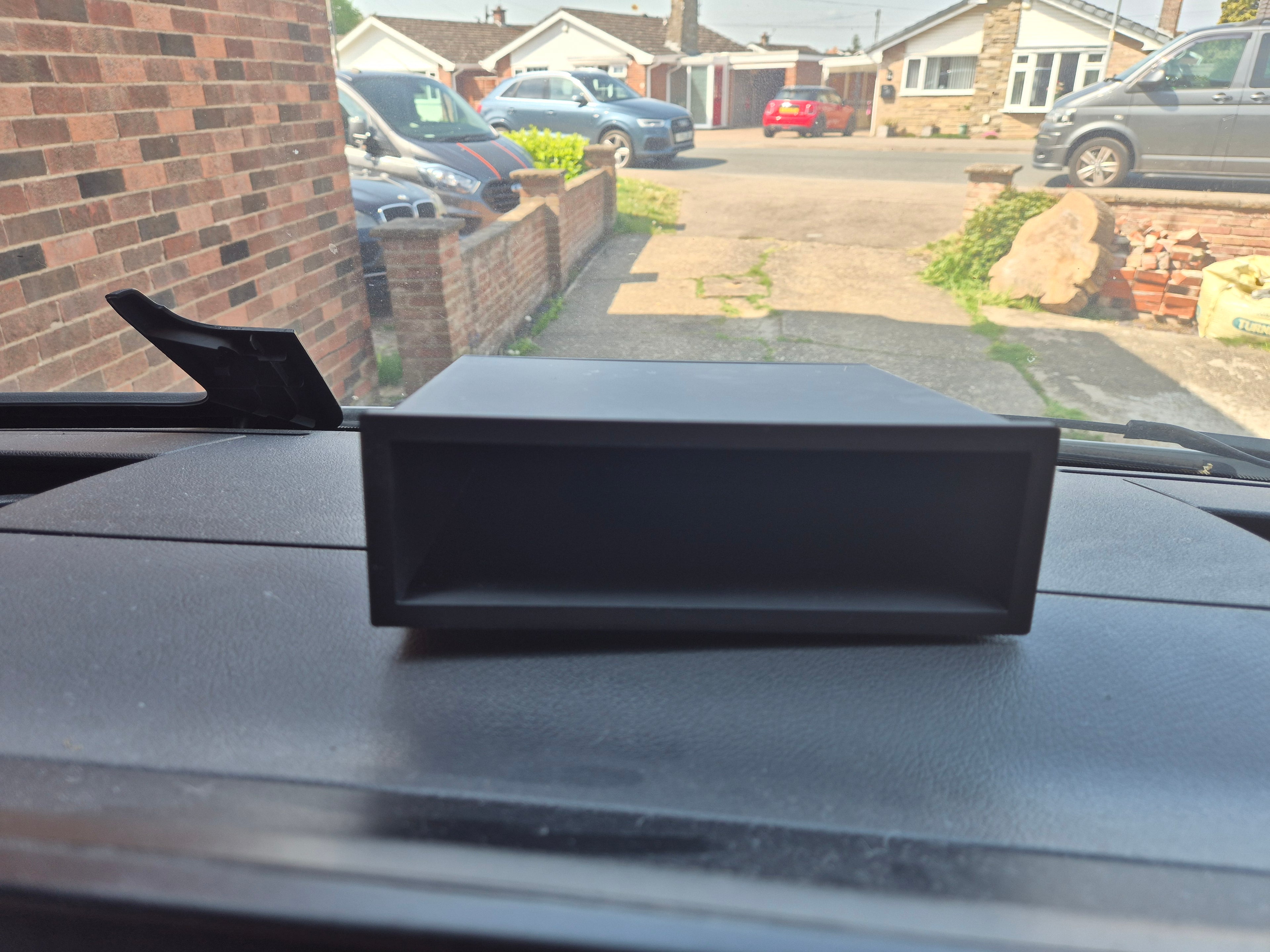 MERCEDES BENZ SPRINTER MWB 3D Printed Tachograph Slot Storage Compartment / Tray