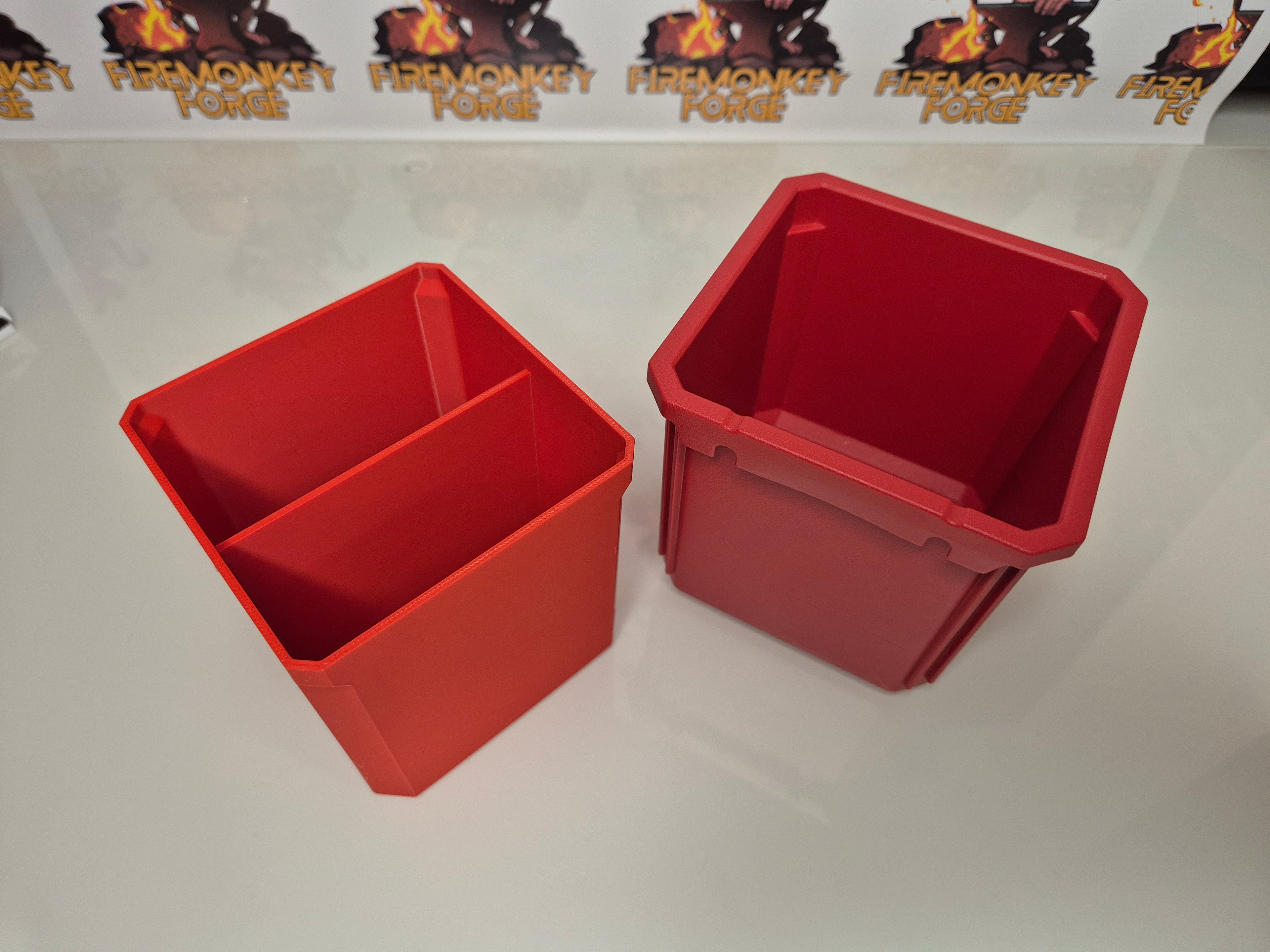Milwaukee Packout Organiser Case - Insert Divider Square & Rectangle Deep Bin