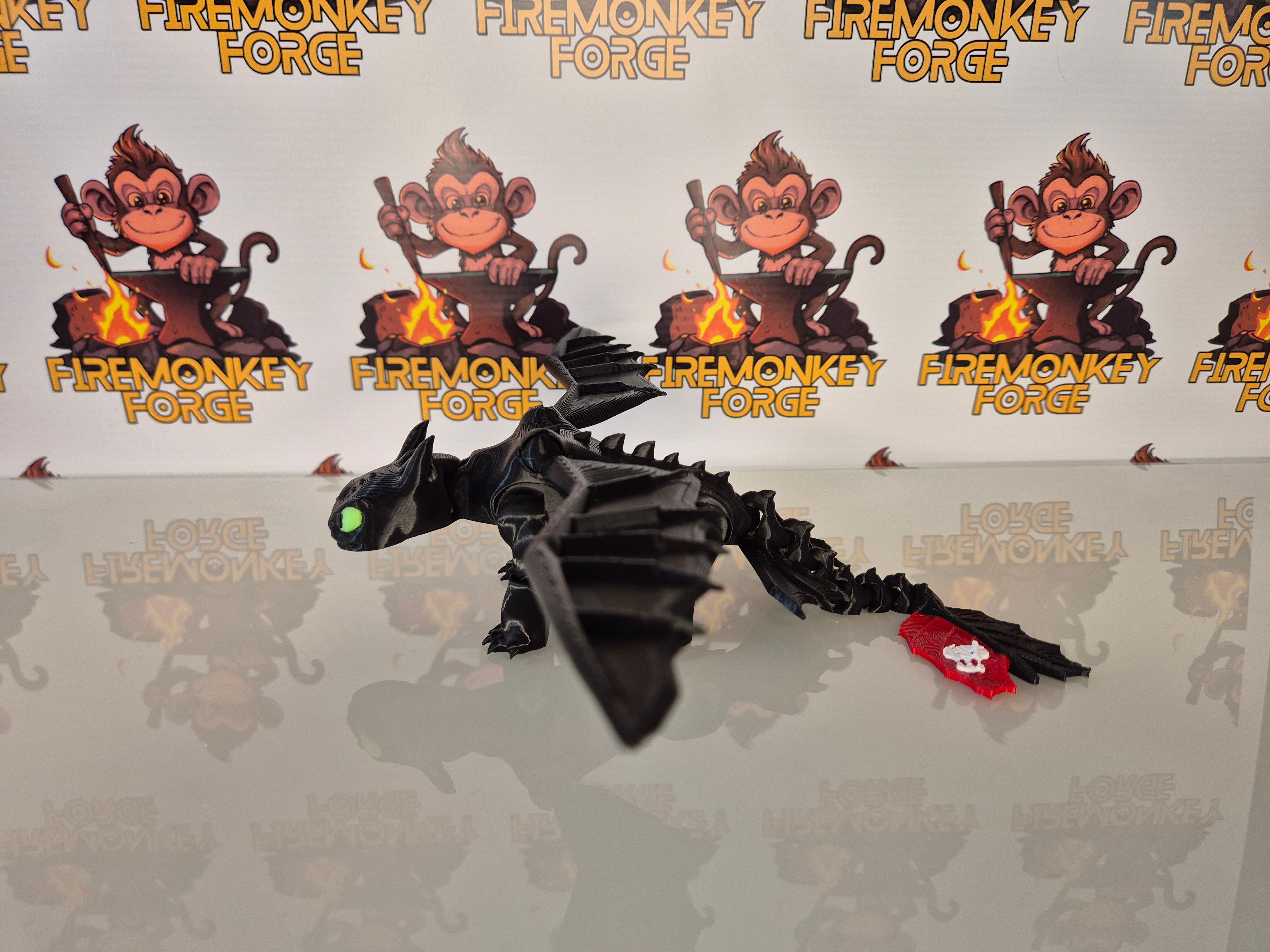 How to Train your Dragon inspired - Toothless articulated figure
