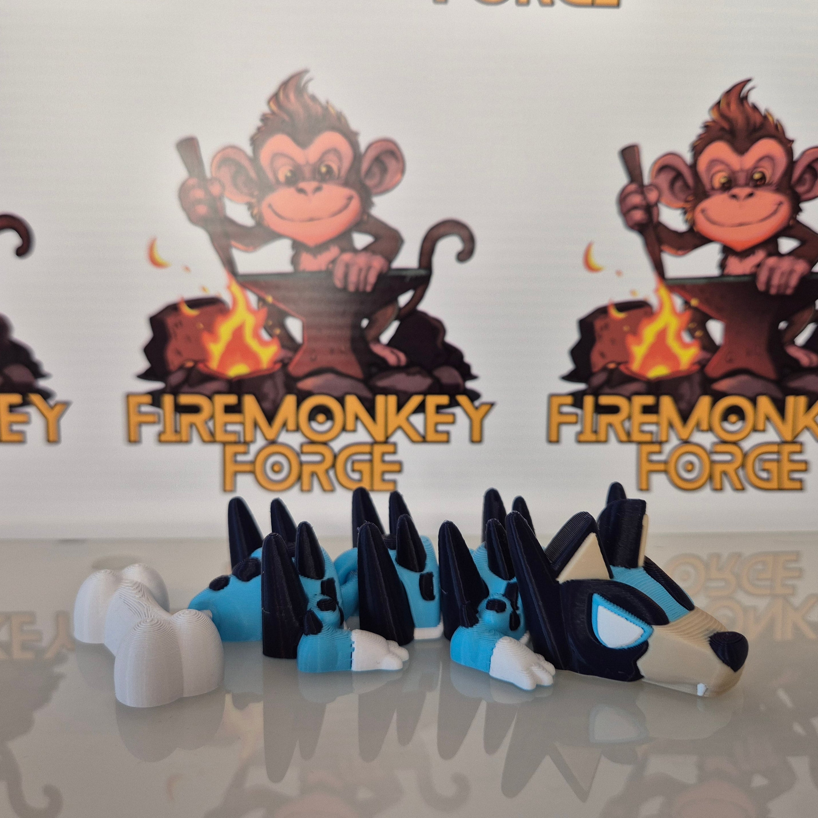 Dog Dragon Blue Mini