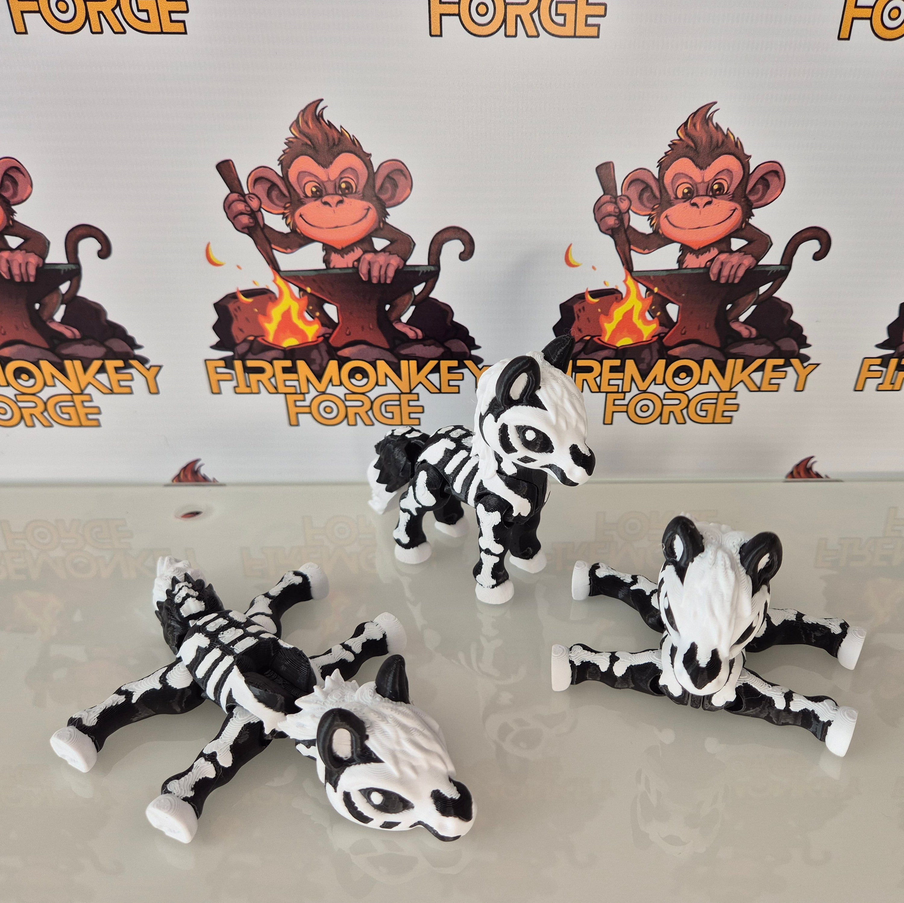 Skeleton Horse – Halloween Edition – Articulated Toy