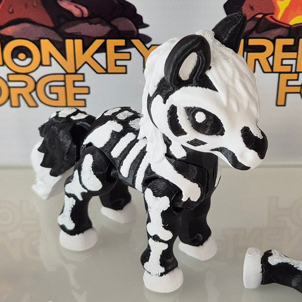 Skeleton Horse – Halloween Edition – Articulated Toy
