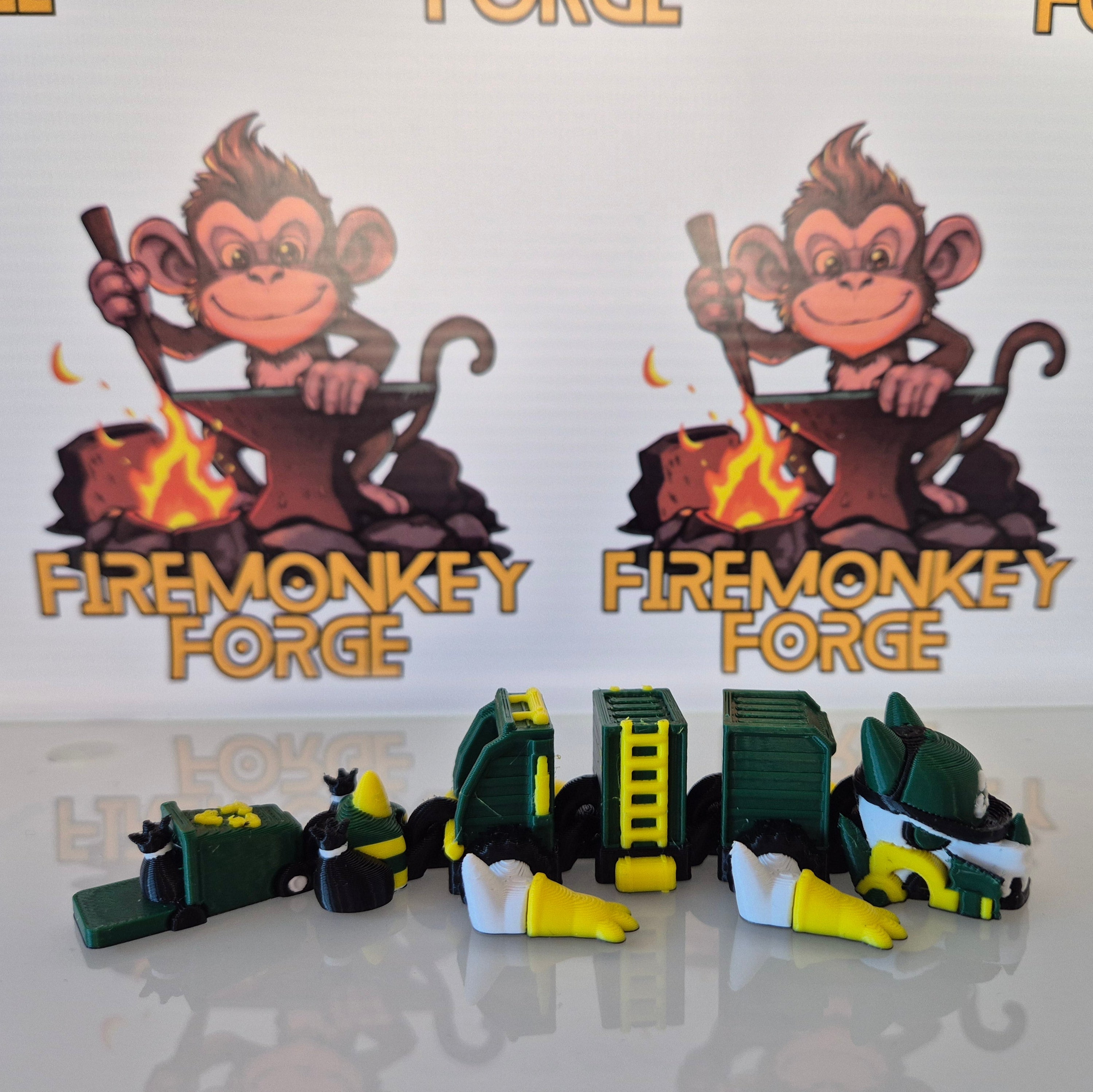 Dustbin Lorry Dragon Mini