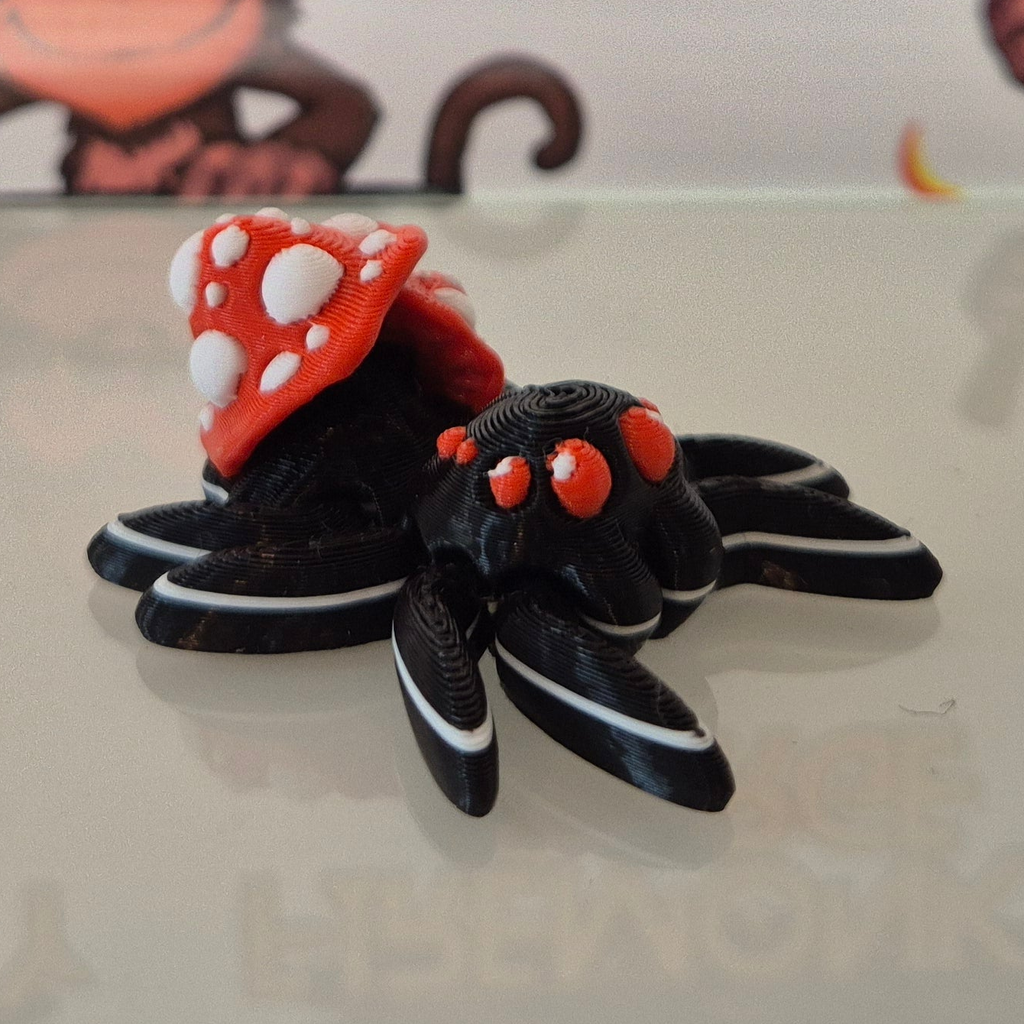 Mushroom Red Spider